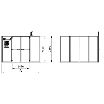 KABINA OCHRONNA DEKABIN® L-DEKAB-R-48-40