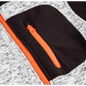 Bluza dziana wzmacniana tkaniną softshell, rozmiar XL