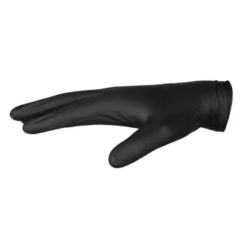 Rękawiczki nitrylowe, czarne, 100 sztuk, rozmiar L