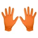 Rękawiczki nitrylowe, pomarańczowe, 50 sztuk, rozmiar L