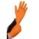 Rękawiczki nitrylowe, pomarańczowe, 50 sztuk, rozmiar M