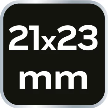 Klucz płaski dwustronny 21 x 23 mm