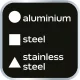 Nitownica do nitów stalowych i aluminiowych 2.4/3.2/4.0/4.8 mm, wielopołożeniowa